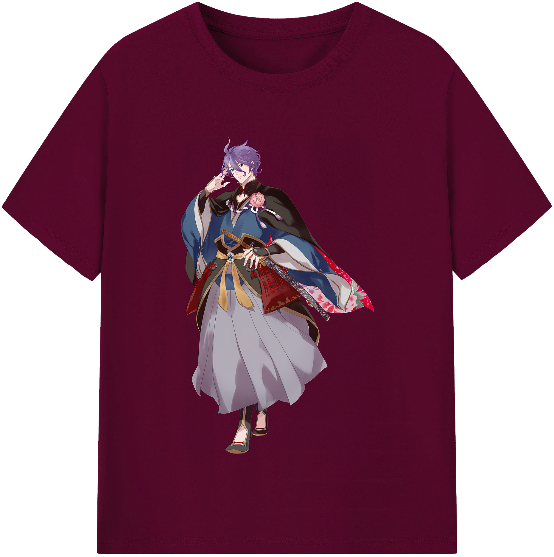 （画像用） 刀剣乱舞 Touken Ranbu レディースカジュアルプリントTシャツ（綿100％）